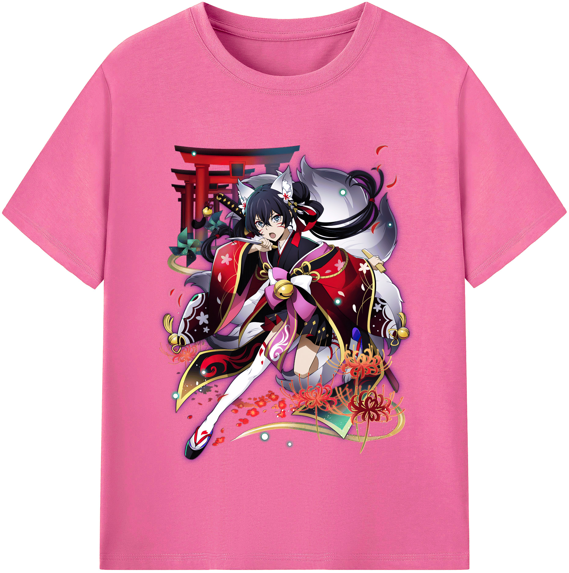 （画像用） 文豪ストレイドッグス Bungo Stray Dogs レディースカジュアルプリントTシャツ（綿100％）
